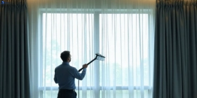 Commercial curtain stain removal service bonshaw-vic hotels offices restaurants