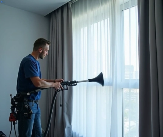Professional curtain stain removal process equipment Matty Curtain Cleaning bonshaw-vic