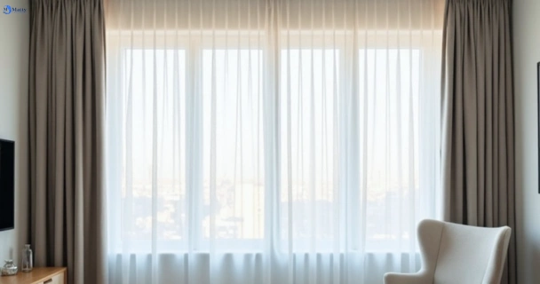 Freshly steam cleaned curtains in bonshaw-vic QLD